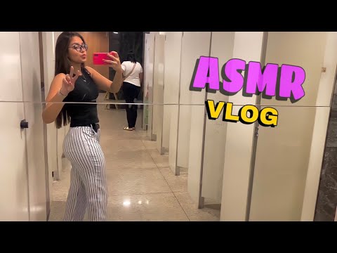 ASMR VLOG - PASSEIO NO SHOPPING E AEROPORTO