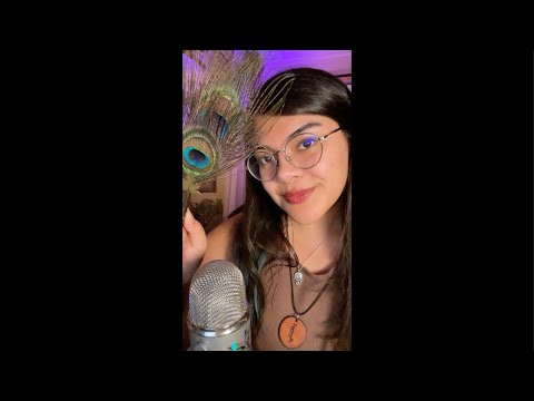 ASMR en vivo 💖✨ plumita en tu carita y charla ✨