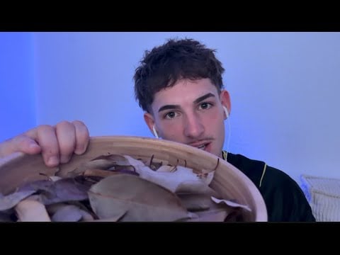 ASMR - SUIS MES INSTRUCTIONS AVEC MON BOL DE FEUILLES 🍂 (j’ai trop de feuilles j’en peu plus sah)