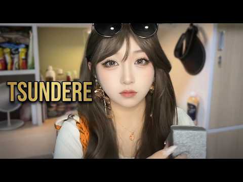 ASMR Rich Tsundere Roommate Spoils You 🎁 Luxury Gifts & Skincare Roleplay
