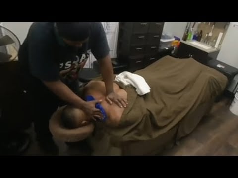 VR180 Clay's Ice Pack, Back, Sports Massage  (Part 2 of 9) Best seen in a VR Headset