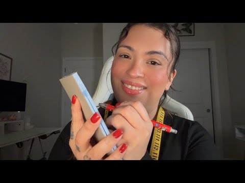 ASMR measuring your face 📏- personal attention 🫶🏻 & writing sounds 