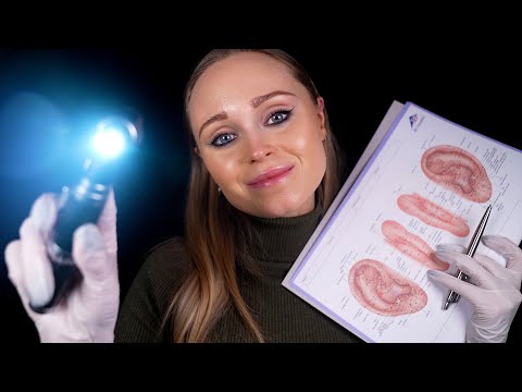 ASMR | Inspecting your EARS and checking your ANATOMY