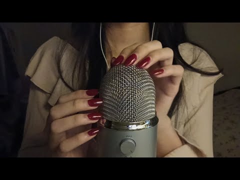 ASMR  Soft Bare Mic Tapping & Scratching