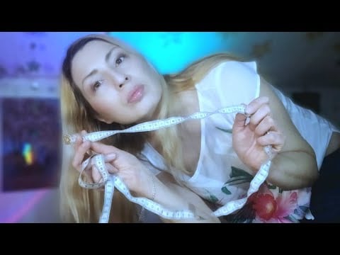 ASMR 📏 Face Measuring | Soft spoken In Finnish (Suomeksi) 👁️ Eye Measuring | Face Touching to Sleep