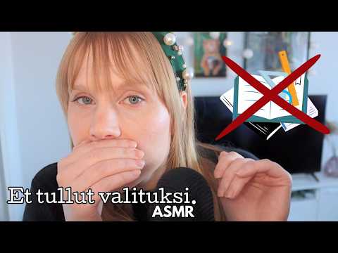 Motivaatio 100% mutta ihan p*ska ASMR SUOMI (storytime)
