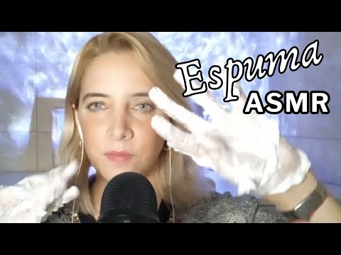 ASMR TODO CON ESPUMA 🧼 | TRIGGERS DE ESPUMA HIPER RELAJANTES