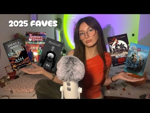 ASMR My 2025 favourites! (TV, books, anime, games ramble) Pokémon Advent Day 10