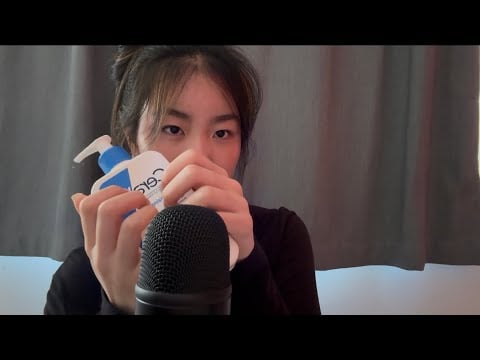 ASMR build up tapping, hand movements, rambles