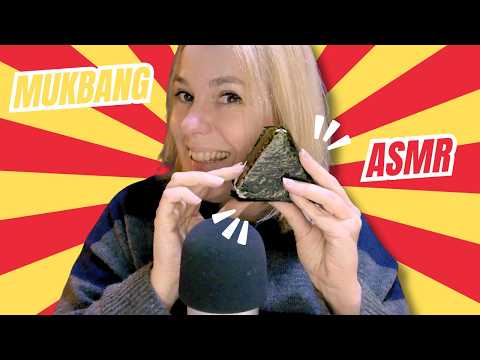 ASMR FR 🍙 Je teste ENFIN les Onigiris ! Dégustation et blaba proche du micro