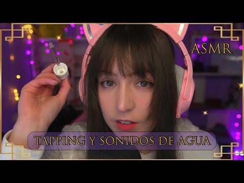 ⭐ASMR Tapping y Sonidos de Agua para Dormir [Sub] Mouth Sounds, Susurros y Soft Spoken