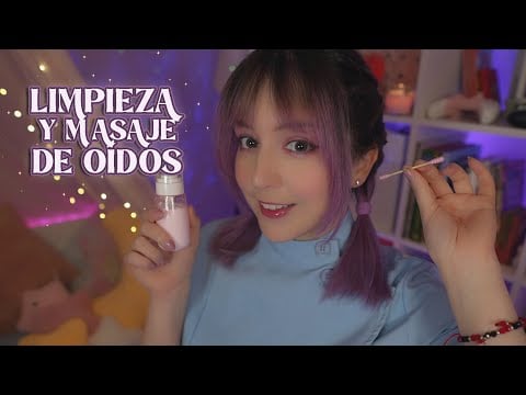 ⭐ASMR examen, limpieza y masaje de oídos 👂💤 | Relajación profunda para dormir