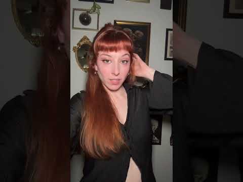 #redhead #transition #ginger #babybangs #ootd