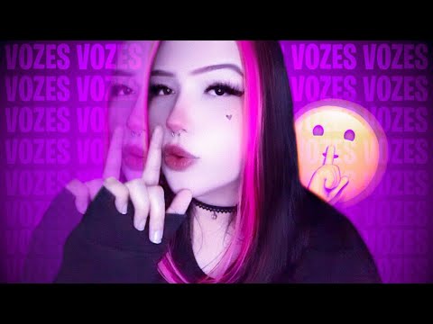 ASMR CAUSANDO VOZES NA SUA CABEÇA