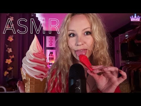 Ice cream & wooden spoon scooping 🍨 | Tingle Master ASMR