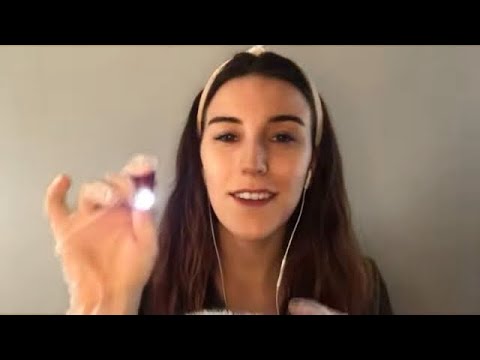 ASMR Fast and Aggressive Eye Exam | sleep instructions