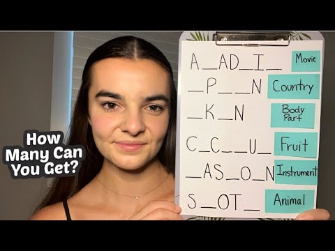 ASMR Can You Fill in the Blank? | 30 Questions