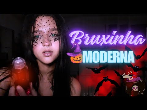 ASMR CASEIRO | BRUXINHA DO BEM🧡 #asmr #halloween