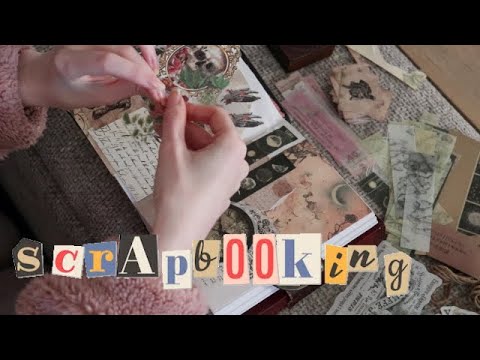 ASMR Making a Homemade Spell Book