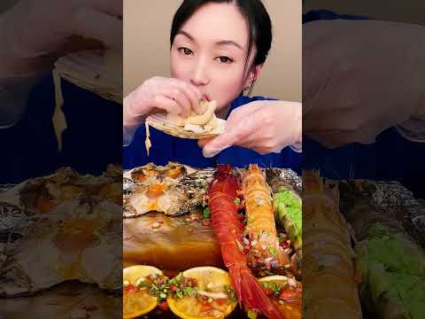 🦐🥢 Seafood feast live ASMR vibes #SeafoodFeast #ASMRSeafood