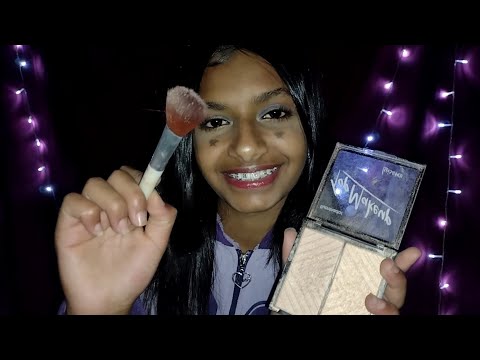 ASMR - MAQUIANDO VOCÊ PARA O SEU ANIVERSÁRIO#asmr