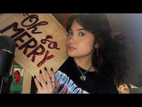 ASMR | Not So Secret Santa Unwrapping @samsasmr_