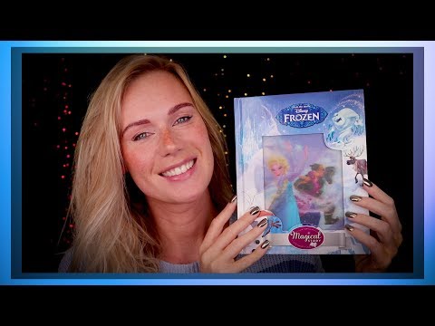 ASMR 😴 FROZEN 📖 STORY TELLING BOOK READING (ear to ear)