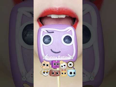 Dandy's World 2 Wagashi Mukbang 🍡댄디의 세계  화과자 먹방 (sped up)