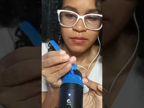 ASMR- SONS DE FITA ADESIVA NO MICROFONE (continuação)