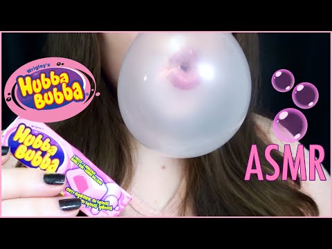 ASMR Chewing BUBBLE GUM & Blowing BUBBLES for over 23 Minutes [No Talking]