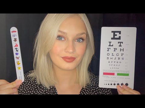 ASMR Eye Exam | Relaxing Soft Spoken Doctor Roleplay