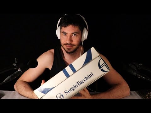 ASMR j'ai acheté au vide grenier une boite surprise à Triggers ( avec de l'inaudible )