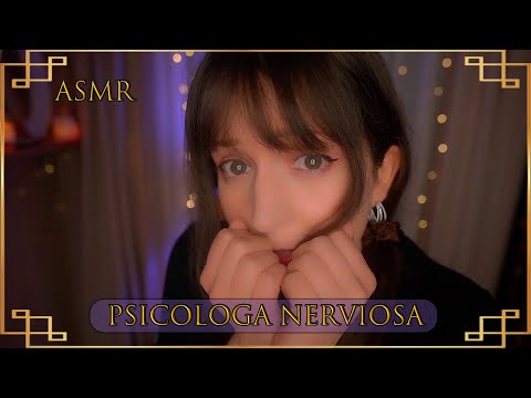 ⭐ASMR Psicóloga NERVIOSA [Sub] Tu PEOR Visita al Psicólogo (Humor)