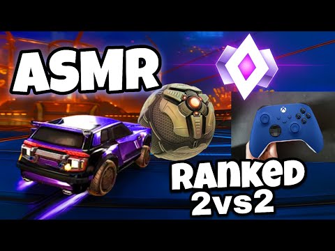 ASMR Français • RELAXATION INTENSE EN RANKED 2VS2 SUR ROCKET LEAGUE AVEC LA HAND CAM 😴💤