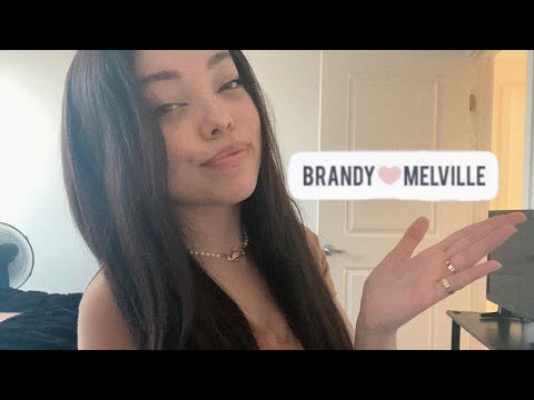 ASMR ROLEPLAY//nice brandy melville worker checks u out ! ♡