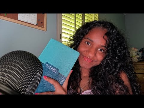 ASMR Whispering My Favourite BIBLE VERSES to You | Promise-based Bible verses | ft Slight Rambles 🌷✨