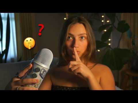 ASMR Guess the Inaudible Word (breathy + clicky tingles) ˚ 🦢‧₊˚☁️ ✩🎧｡˚