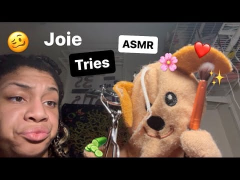 ASMR - Joie Uses The Derma Roller and Does Your Makeup (Miranda)