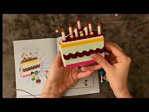 😴 LEGO ASMR 🎊  - For my Channels 4th Birthday 🎂- Clicky Whispers