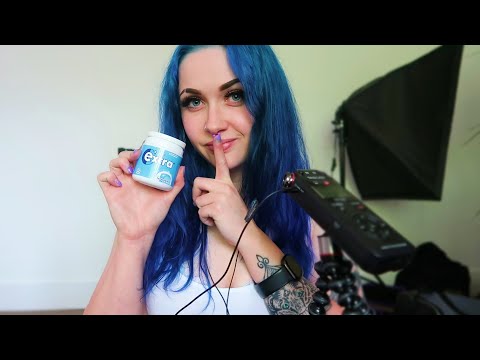 ASMR NO TALKING CHEWING GUM SOUNDS
