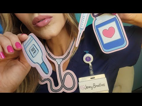ASMR Minute Clinic 🏥 Using Paper Objects 💕📝 (layered sounds, personal attention)