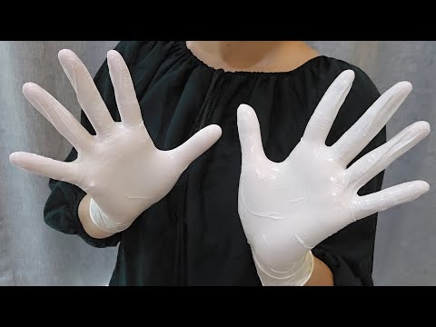 Latex Gloves Close Up Relax Sounds - RAINIE ASMR