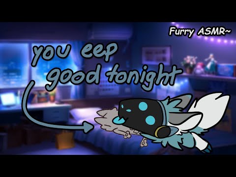 [Furry ASMR] cozy cuddles with your proot roommate :D