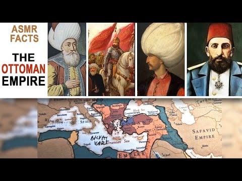 The OTTOMAN Empire map tracing | History and facts | ASMR whispered facts