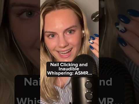 Nail Clicking and Inaudible Whispering ASMR!