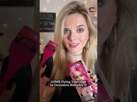 #asmr In Detention 🩷#fyp #asmrvideo #asmrsounds #roleplay #detention #school #asmrvideos #sleep