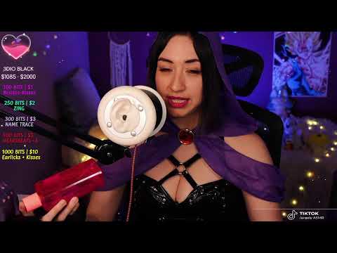 🐦‍⬛RAVEN ASMR 🐦‍⬛ LIVE/EN VIVO🌙!zing !tip !cofres !earlicking