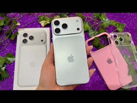 INVESTI NO MEU SONHO 🩶 IPHONE 17 PRO MAX | ASMR UNBOXING