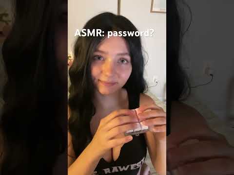password? 🤍#asmr #girlfriendasmr #roleplay #whisper #cozy