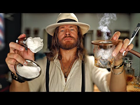 Whiskey Barbershop Haircut PERFECTION💈ASMR ✂️